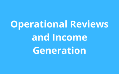 Operational reviews and planning: Develop and implement an end-to-end action plans, from marketing to engage with target audiences, through to all aspects of income generation and resource management