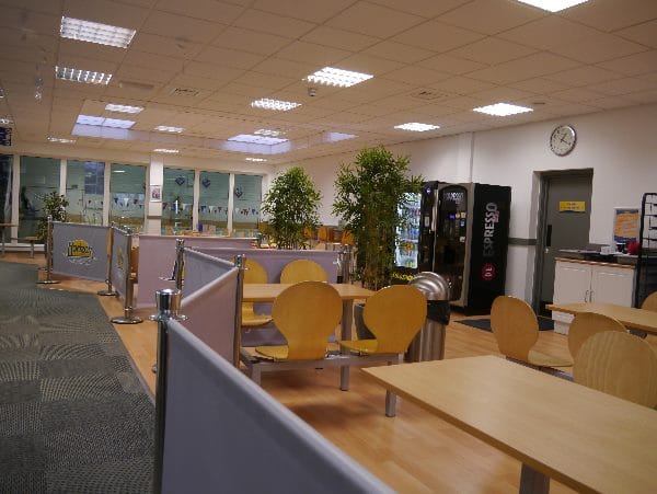 Leisure centre catering review, February 2017